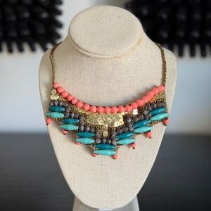 31 Bits Colorful Beaded Antiquity Necklace - Authentic